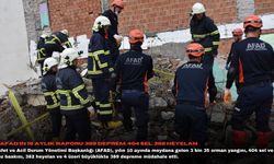AFAD'ın 10 aylık raporu: 389 deprem, 404 sel, 382 heyelan