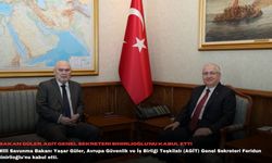 Bakan Güler, AGİT Genel Sekreteri Sinirlioğlu'nu kabul etti