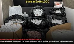 İzmir'de 316 bin 760 uyuşturucu hap ele geçirildi