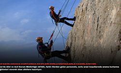 AFAD'ın arama kurtarma ekipleri zorlu eğitimlerle hazırlanıyor