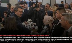 Bakan Tekin 81 ilden gelen öğretmenlerle buluştu