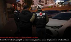 Mersin'de rüşvet ve kaçakçılık operasyonu