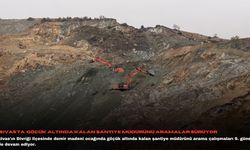 Sivas'ta göçük altında kalan şantiye müdürünü aramalar sürüyor