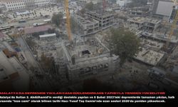 Malatya'da depremde yıkılan cami güçlendirilmiş yapısıyla yeniden yükseliyor
