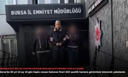 Bursa'da 56 yıl hapis cezası bulunan firari yakalandı