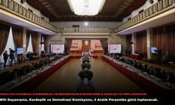 Milli Dayanışma, Kardeşlik ve Demokrasi Komisyonu 4 Aralık'ta toplanacak