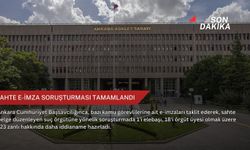 Sahte e-imza soruşturması tamamlandı