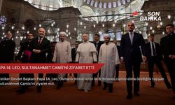 Papa 14. Leo, Sultanahmet Camii'ni ziyaret etti
