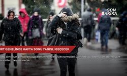 Yurt genelinde hafta sonu yağışlı geçecek