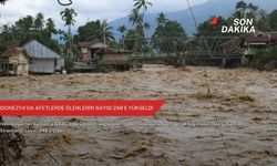 Endonezya'da afetlerde ölenlerin sayısı 248'e yükseldi