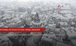 İstanbul'da ocak ayı kar yağışlı geçecek