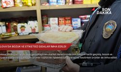 Yalova'da bozuk ve etiketsiz gıdalar imha edildi