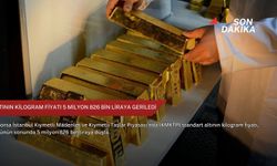 Altının kilogram fiyatı 5 milyon 826 bin liraya geriledi
