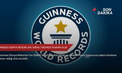 Guinness Dünya Rekorları, İsrail'i boykot kararı aldı