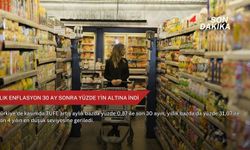 Aylık enflasyon 30 ay sonra yüzde 1'in altına indi