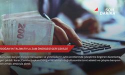 Erdoğan’ın talimatıyla zam önergesi geri çekildi