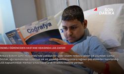 Lösemili öğrenciden hastane odasında LGS zaferi