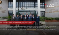 Bursa İl MEM’de devir teslim töreni gerçekleştirildi