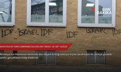 Almanya’da iki Türk camisinde duvarlara ‘İsrail’ ve ‘IDF’ yazıldı