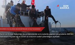 Denizlerden ve iç sulardan 360 bin metrekare hayalet ağ çıkarıldı