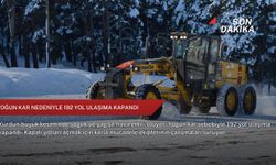 Yoğun kar nedeniyle 192 yol ulaşıma kapandı