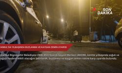 İstanbul'da yılbaşında buzlanma ve kaygan zemin uyarısı