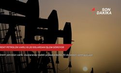 Brent petrolün varili 61,20 dolardan işlem görüyor