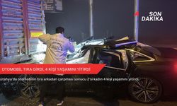 Otomobil tıra girdi, 4 kişi yaşamını yitirdi