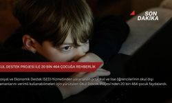 Okul Destek Projesi ile 20 bin 464 çocuğa rehberlik