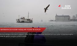 Marmara'da kasım yağışları yüzde 18 azaldı