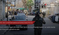 İsrail, işgal altındaki Batı Şeria'da 40 Filistinliyi gözaltına aldı