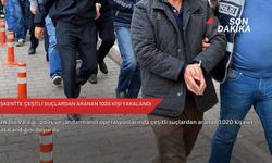 Başkentte çeşitli suçlardan aranan 1020 kişi yakalandı