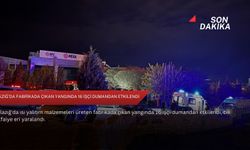 Elazığ'da fabrikada çıkan yangında 16 işçi dumandan etkilendi