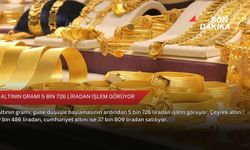 Altının gramı 5 bin 726 liradan işlem görüyor