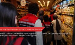Gıda denetimlerinde 1963 işletmeye 141 milyon lira ceza