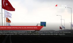 Ankara-Niğde Otoyolu'na uluslararası ödül