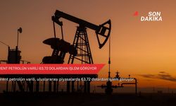 Brent petrolün varili 63,72 dolardan işlem görüyor