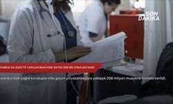 İstanbul'da 2025'te yapılan muayene sayısı 208 milyona dayandı