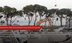 Osmangazi’de tarım arazilerindeki kaçak depolar yıkılıyor