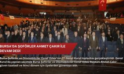 Bursa'da şoförler Ahmet Çakır ile devam dedi