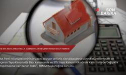 Fahiş site aidatlarına yönelik düzenlemeleri de içeren kanun teklifi TBMM'de