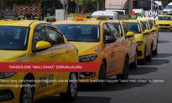 Taksicilere "mali cihaz" zorunluluğu