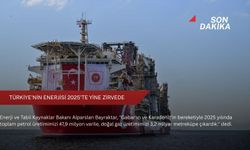 Türkiye'nin enerjisi 2025'te yine zirvede