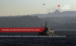 İstanbul'da tüm vapur seferleri iptal edildi