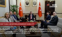 Cevdet Yılmaz, ABD Büyükelçisi Barrack’ı kabul etti