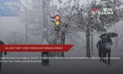 9 il için "sarı" uyarı: Yoğun kar yağışına dikkat
