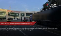 Sarp'tan 2025'te 5 milyonun üzerinde yolcu geçti