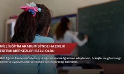 Milli Eğitim Akademisi'nde hazırlık eğitimi merkezleri belli oldu