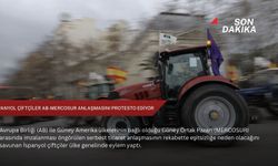 İspanyol çiftçiler AB-MERCOSUR anlaşmasını protesto ediyor