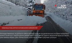Osmangazi Belediyesi kar mesaisini sürdürüyor